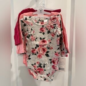 Organic Long Sleeve Onsie - Set of 3